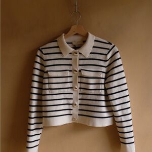 Sezane Betty Merino Wool Cardigan